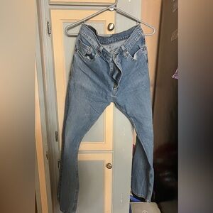 Men's Slim Straight Blue Jeans